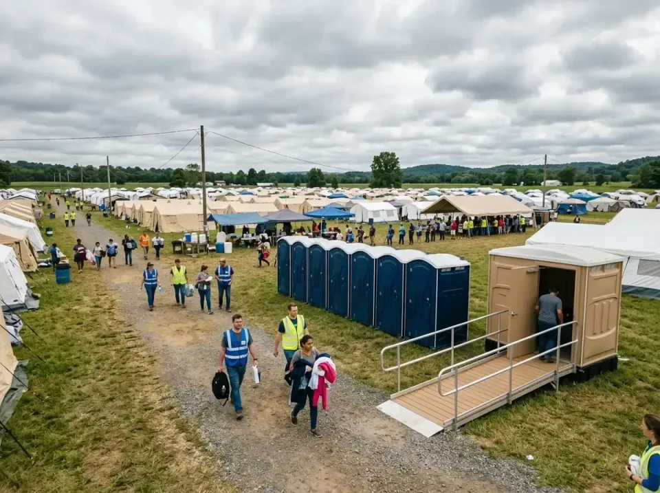 disaster-relief-camp-restrooms-010 — frequently asked questions, Dumpster & Portable Bathrooms Rental in East Rancho Domingu…